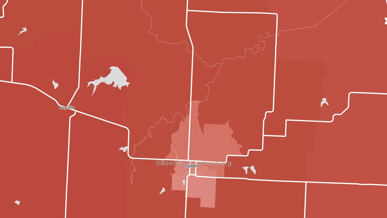 64040, MO block-group political-lean map