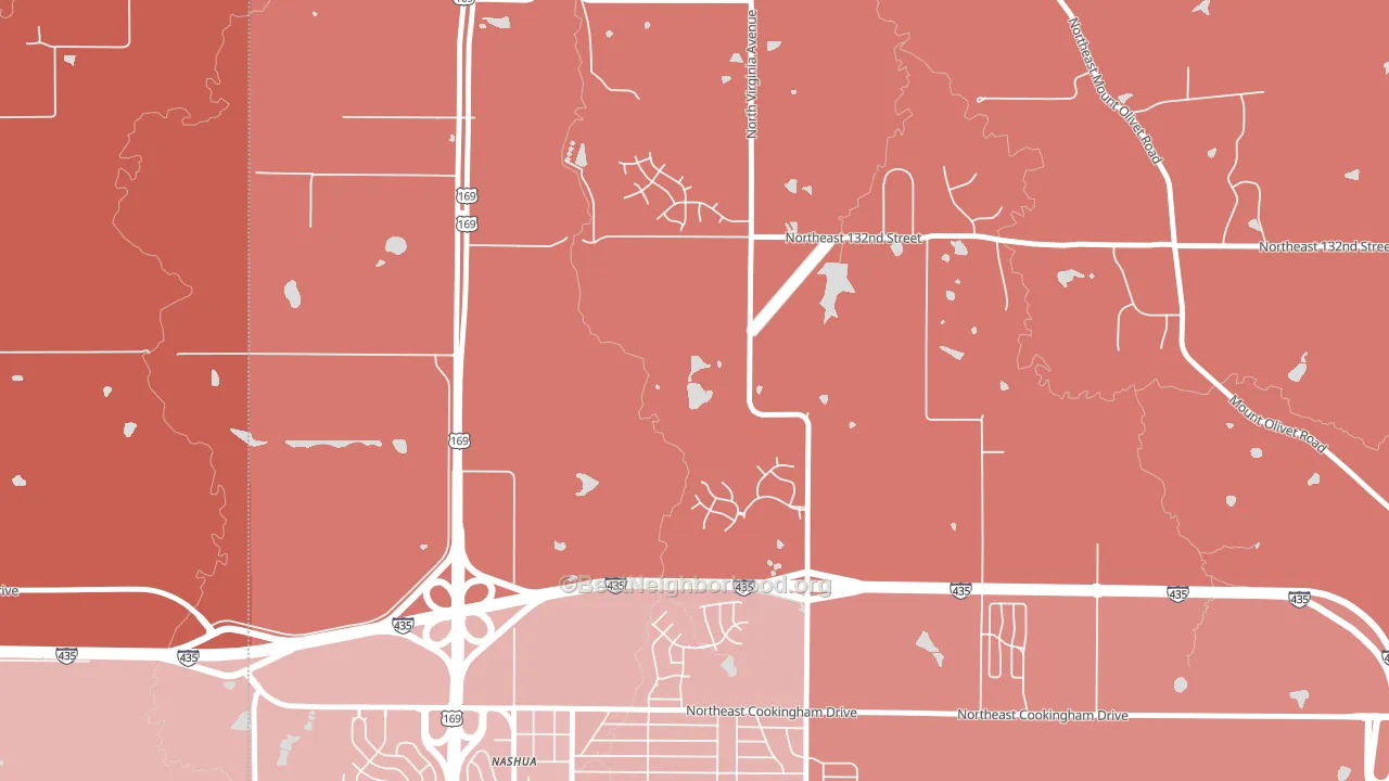 64165, MO block-group political-lean map