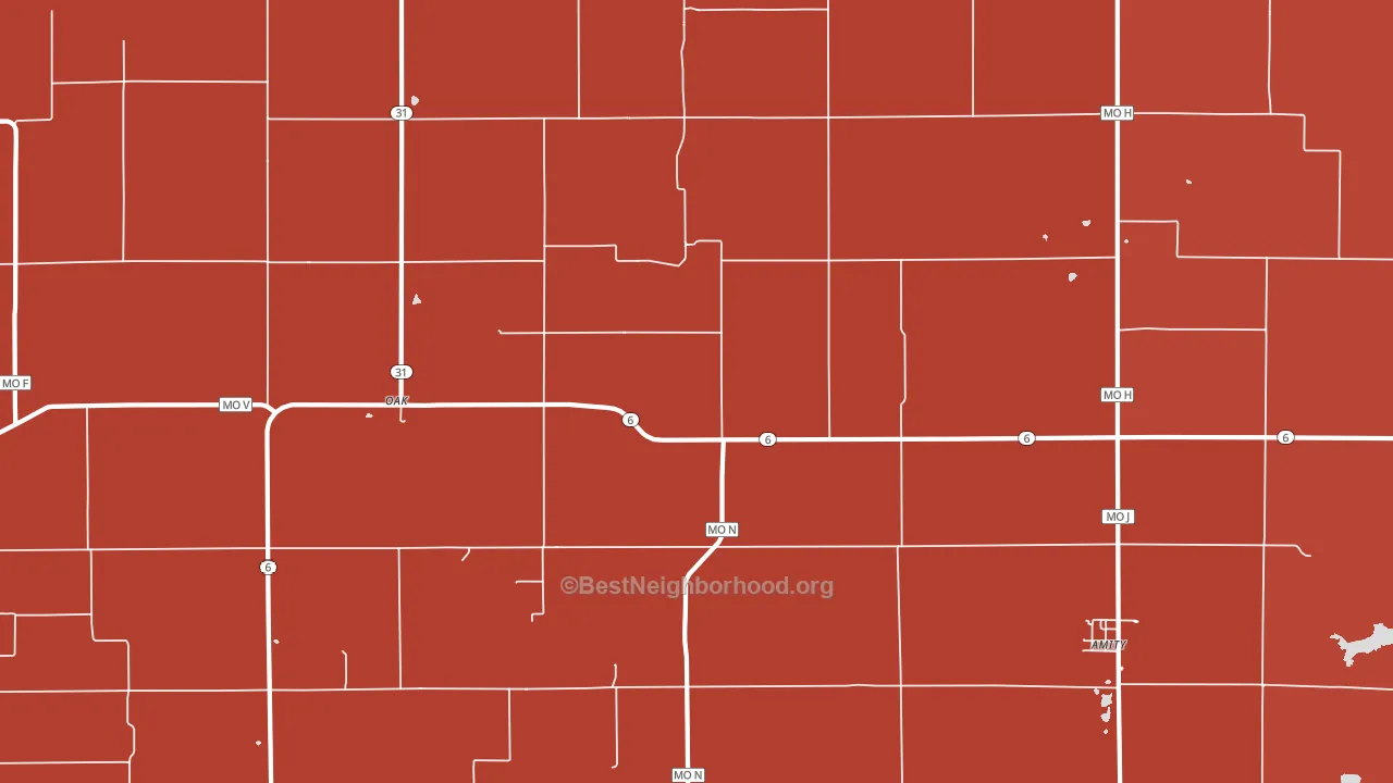 64422, MO block-group political-lean map