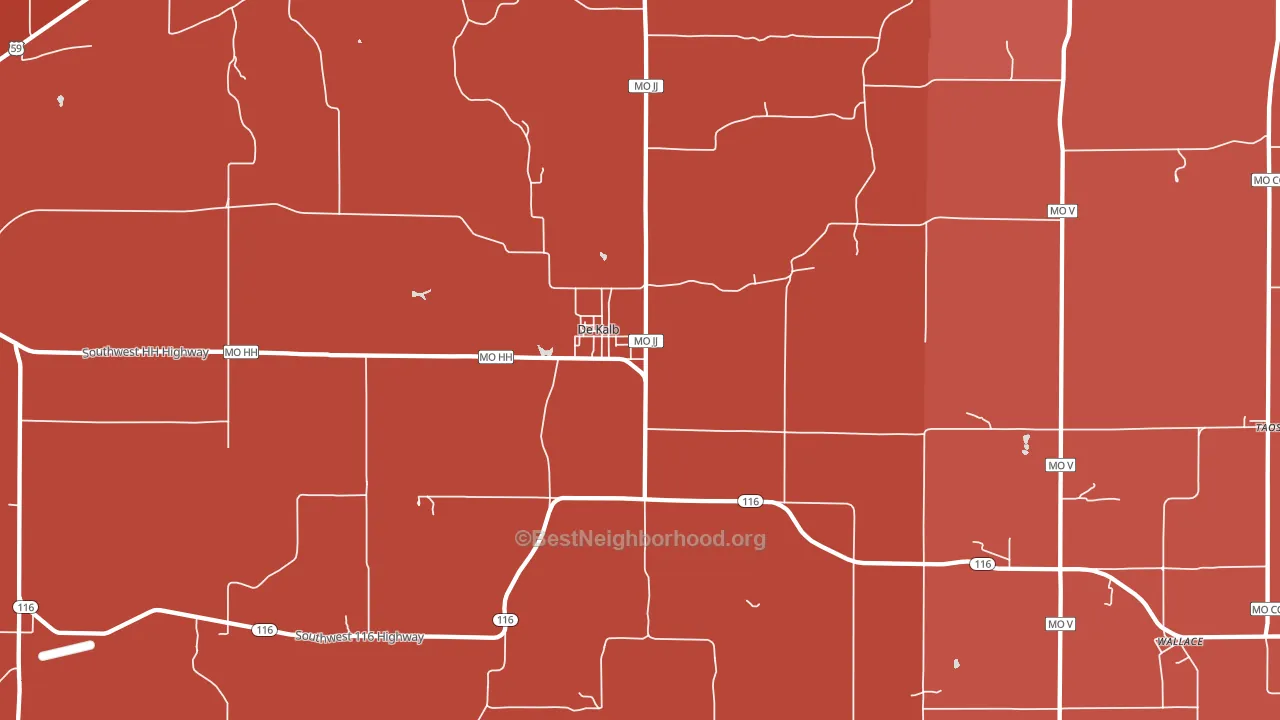 64440, MO block-group political-lean map