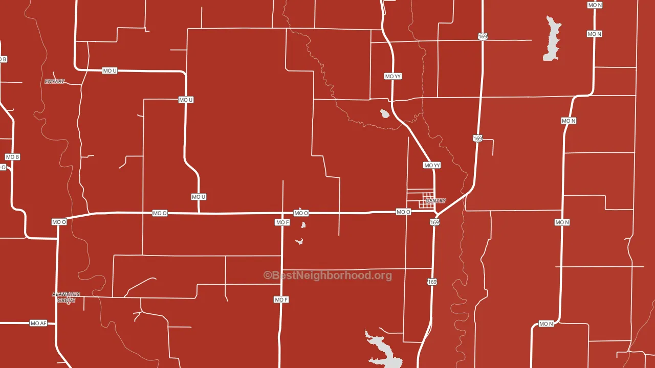 64453, MO block-group political-lean map