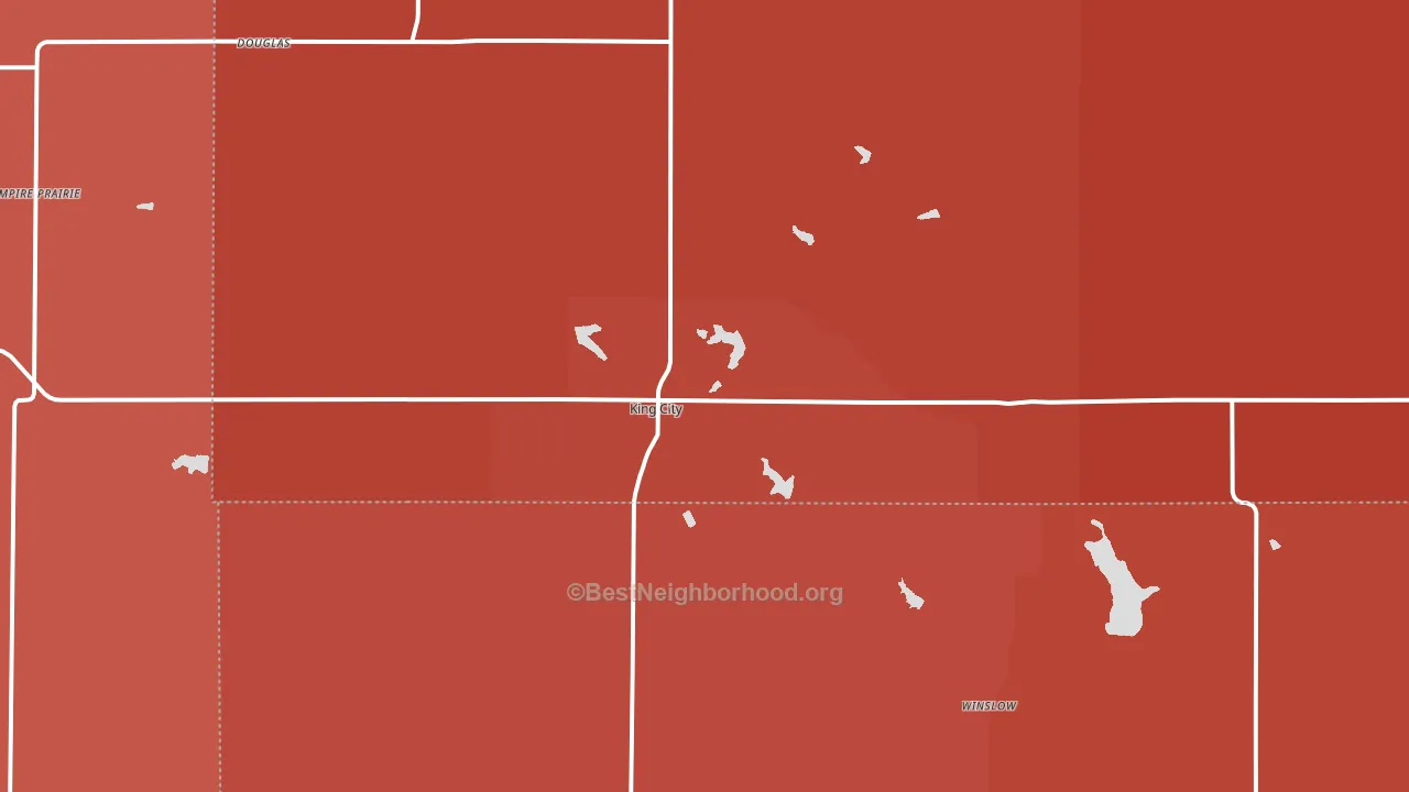 64463, MO block-group political-lean map