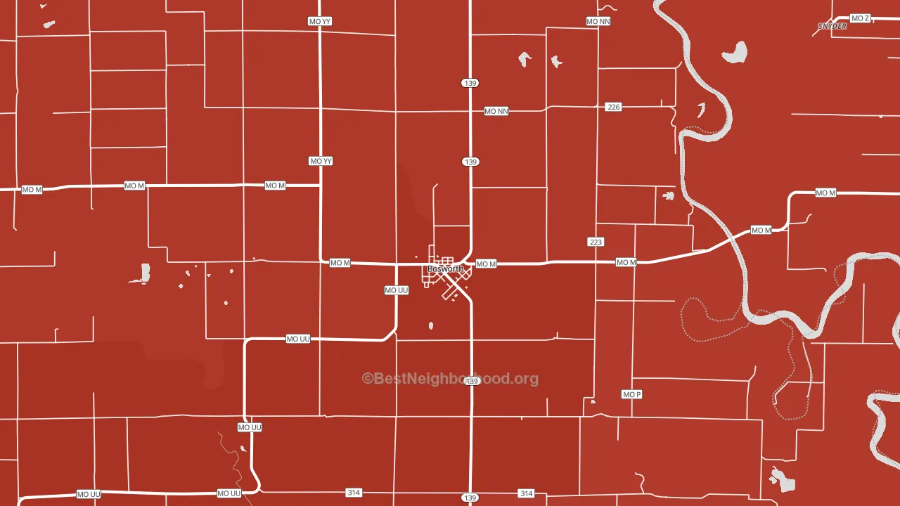 64623, MO block-group political-lean map