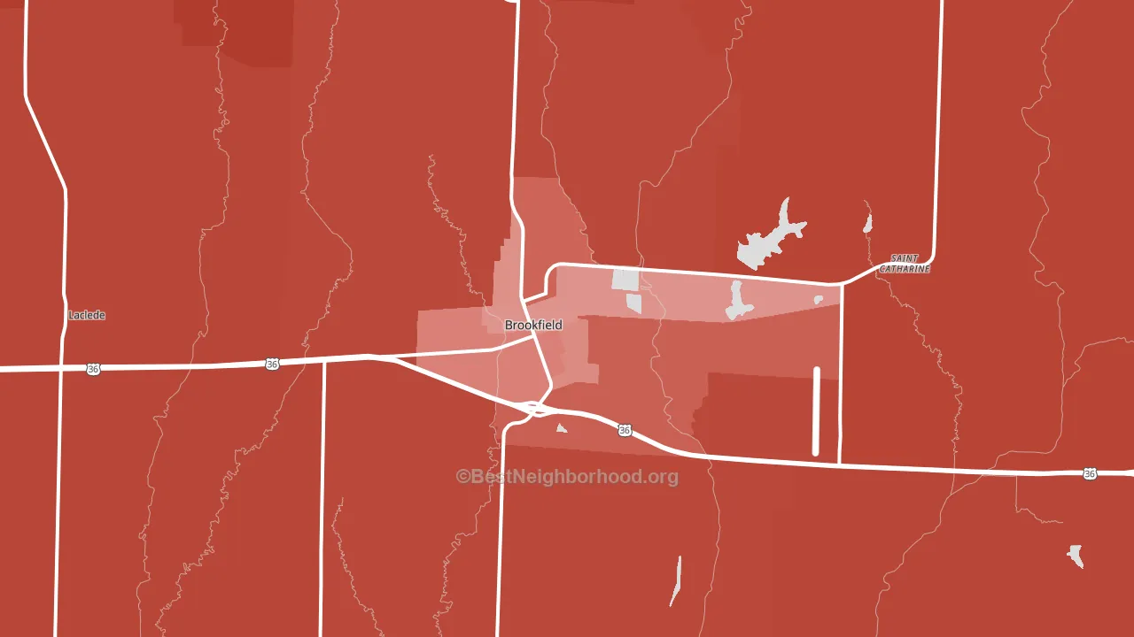 64628, MO block-group political-lean map
