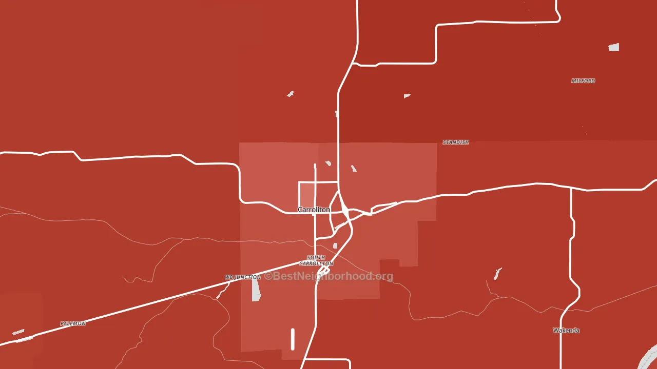 64633, MO block-group political-lean map