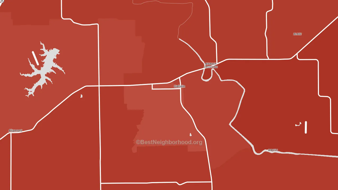 64640, MO block-group political-lean map