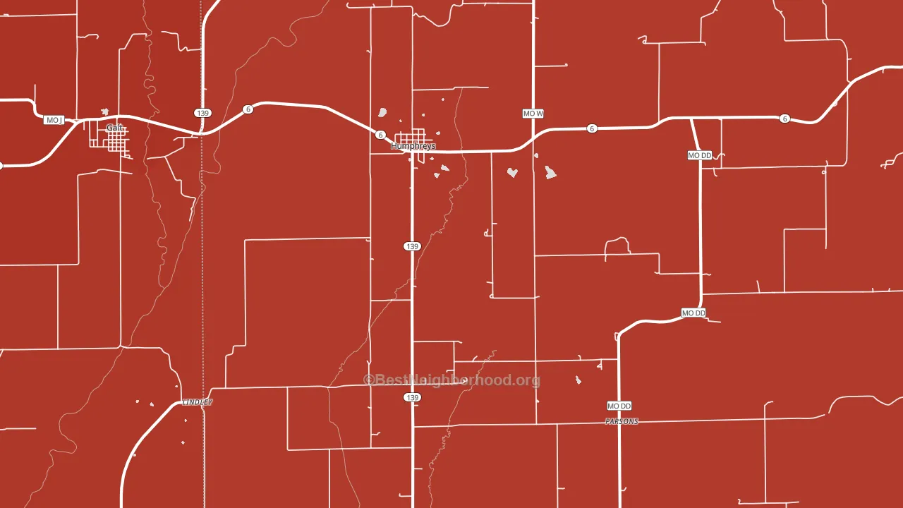 64646, MO block-group political-lean map