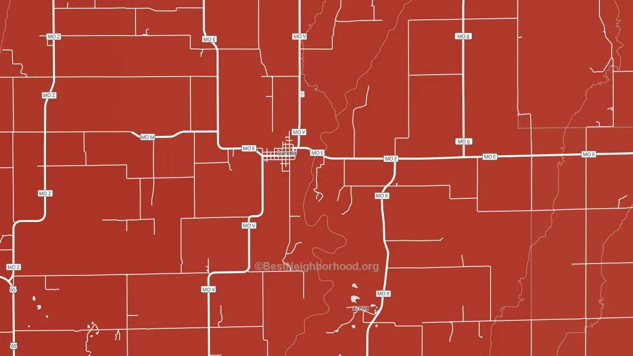 64652, MO block-group political-lean map