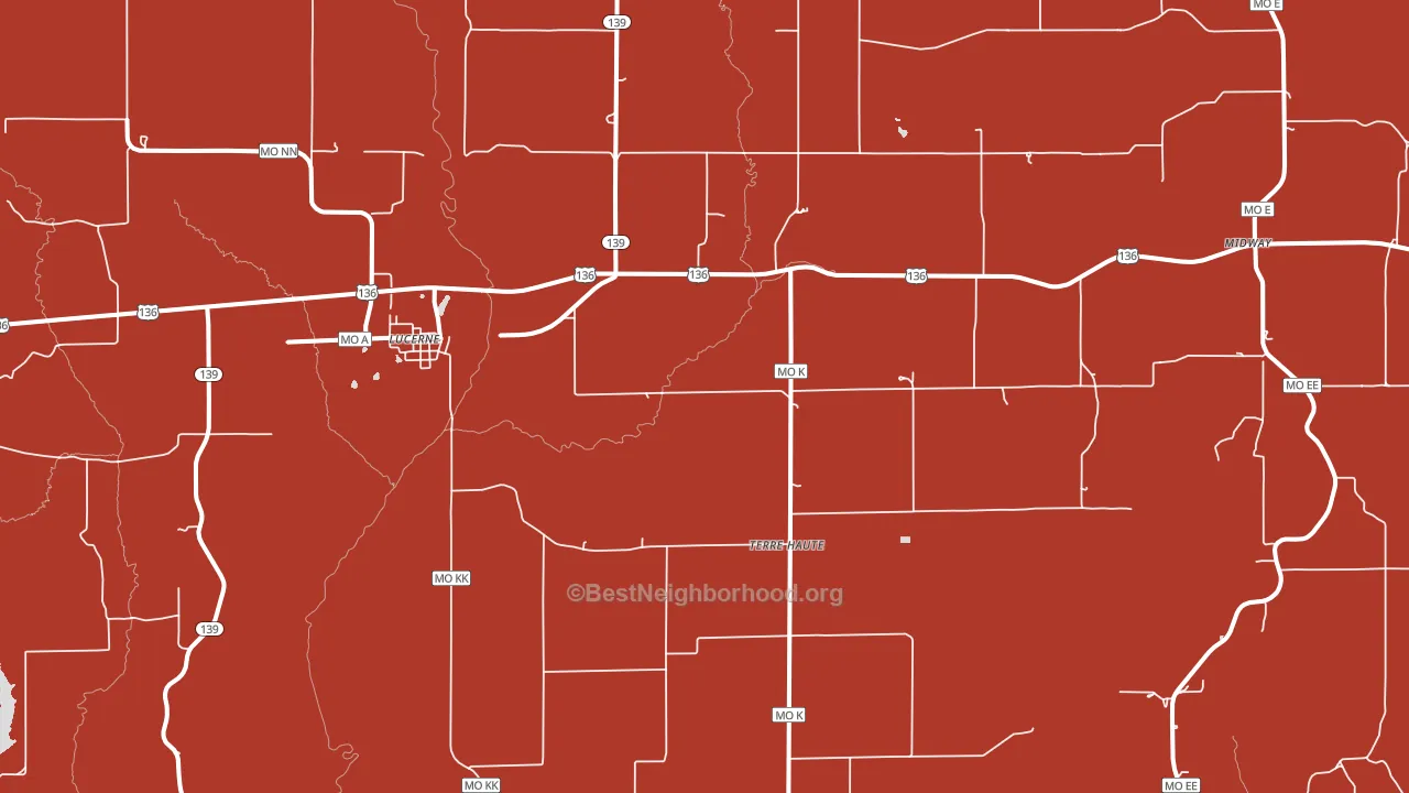 64655, MO block-group political-lean map