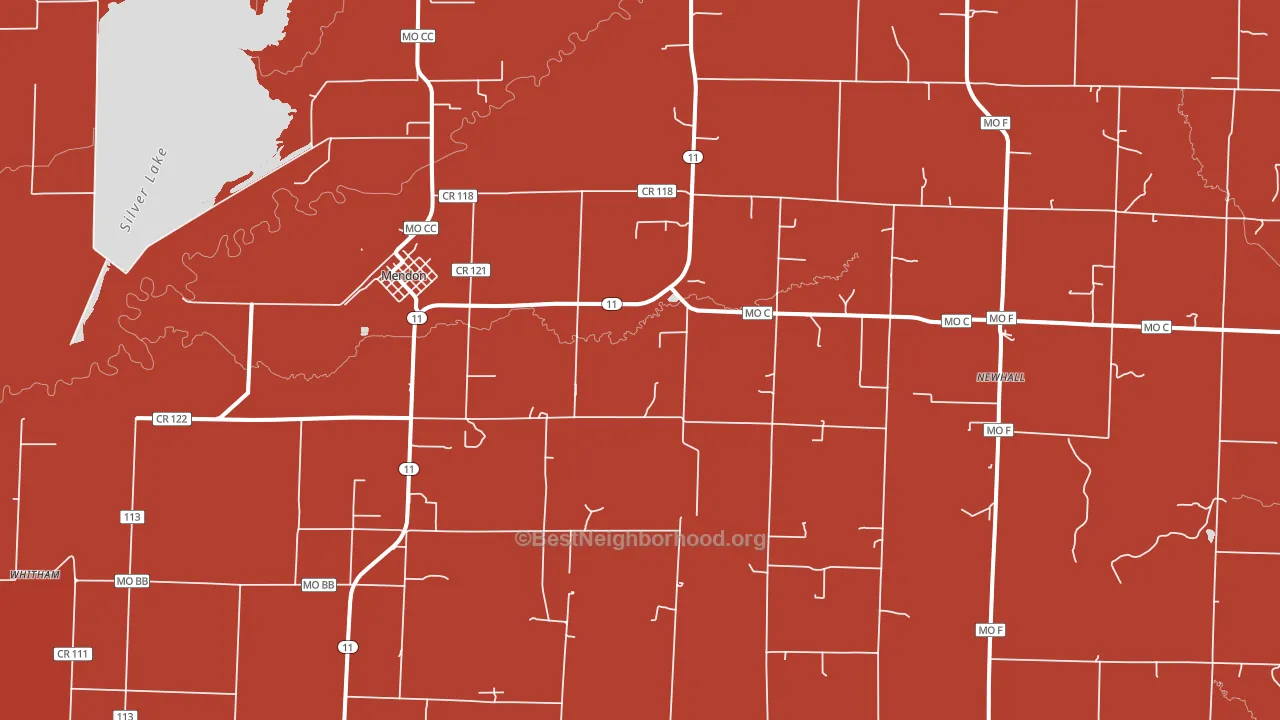64660, MO block-group political-lean map