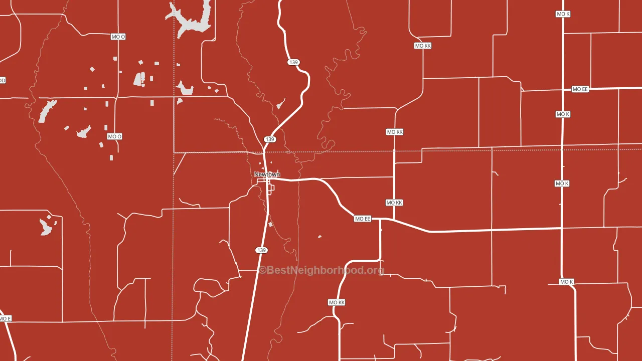 64667, MO block-group political-lean map