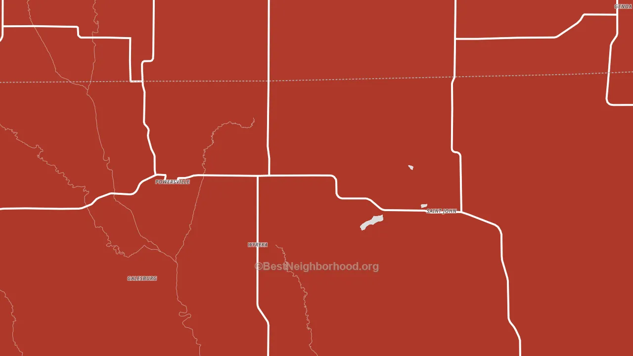 64672, MO block-group political-lean map