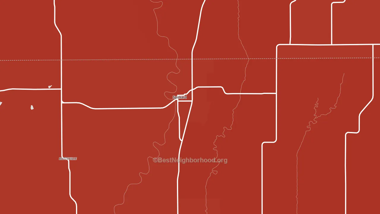 64679, MO block-group political-lean map