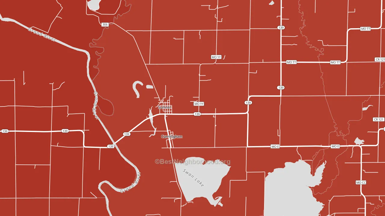 64681, MO block-group political-lean map