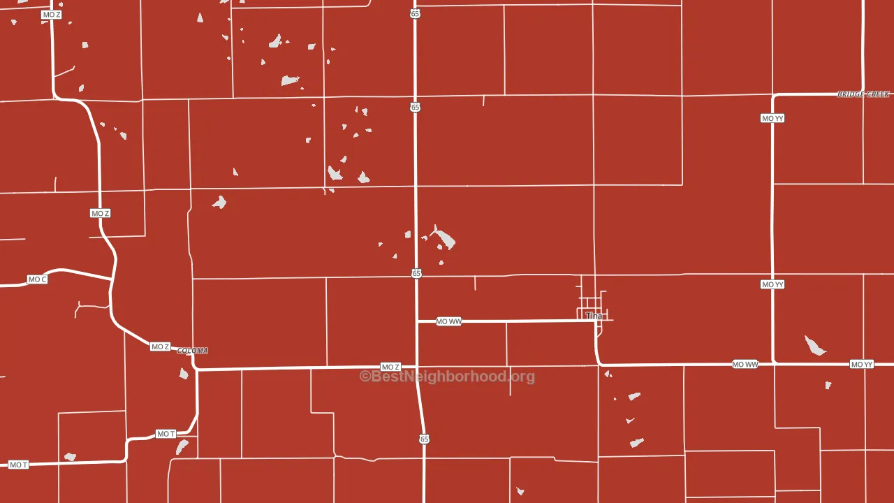 64682, MO block-group political-lean map
