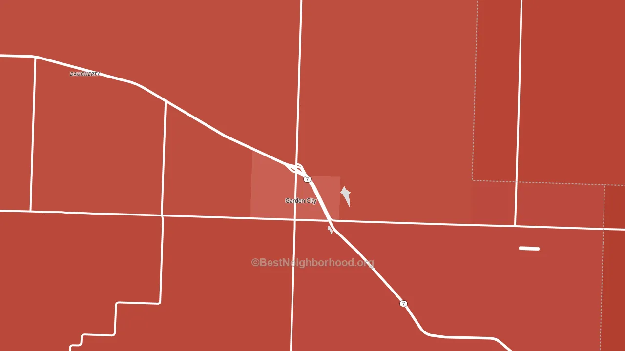 64747, MO block-group political-lean map