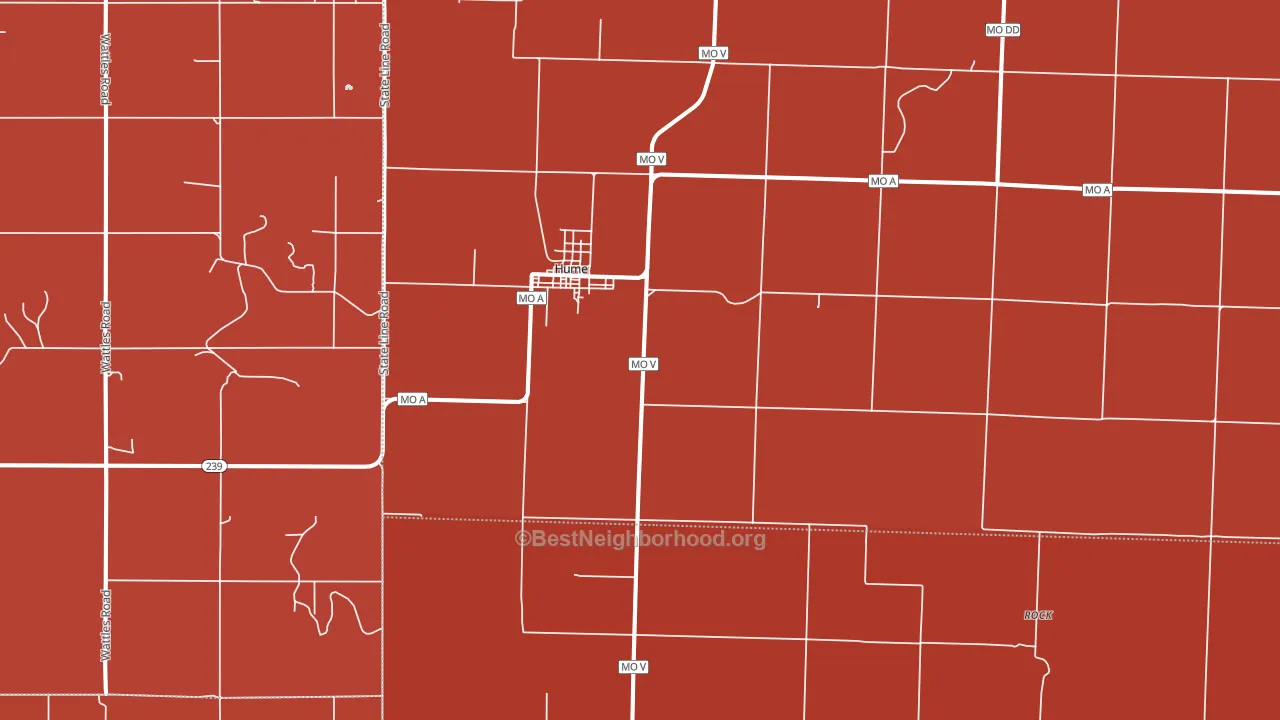 64752, MO block-group political-lean map