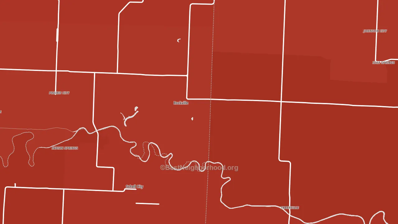 64780, MO block-group political-lean map