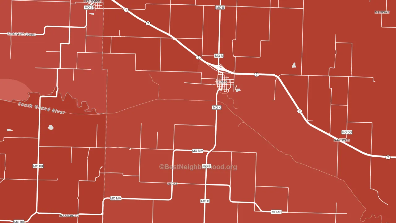 64788, MO block-group political-lean map
