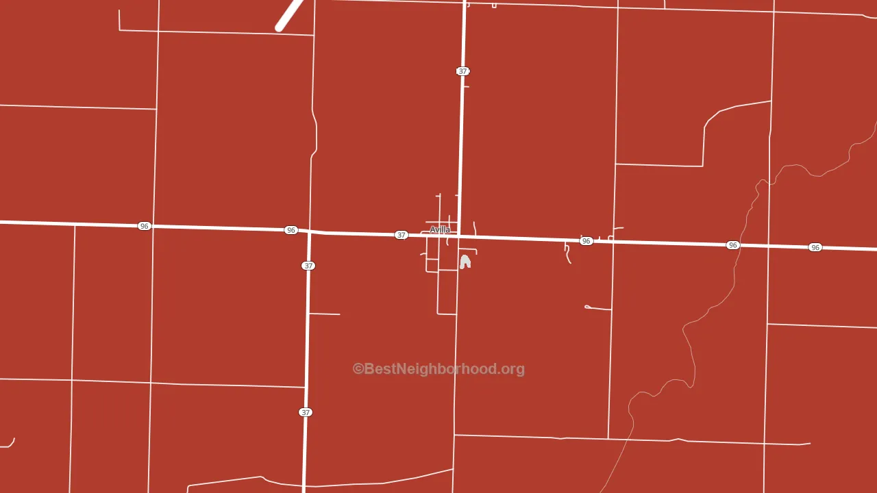 64833, MO block-group political-lean map