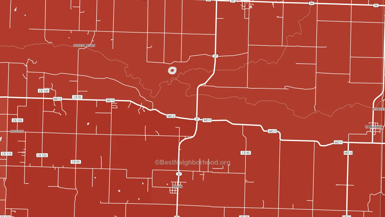 64859, MO block-group political-lean map