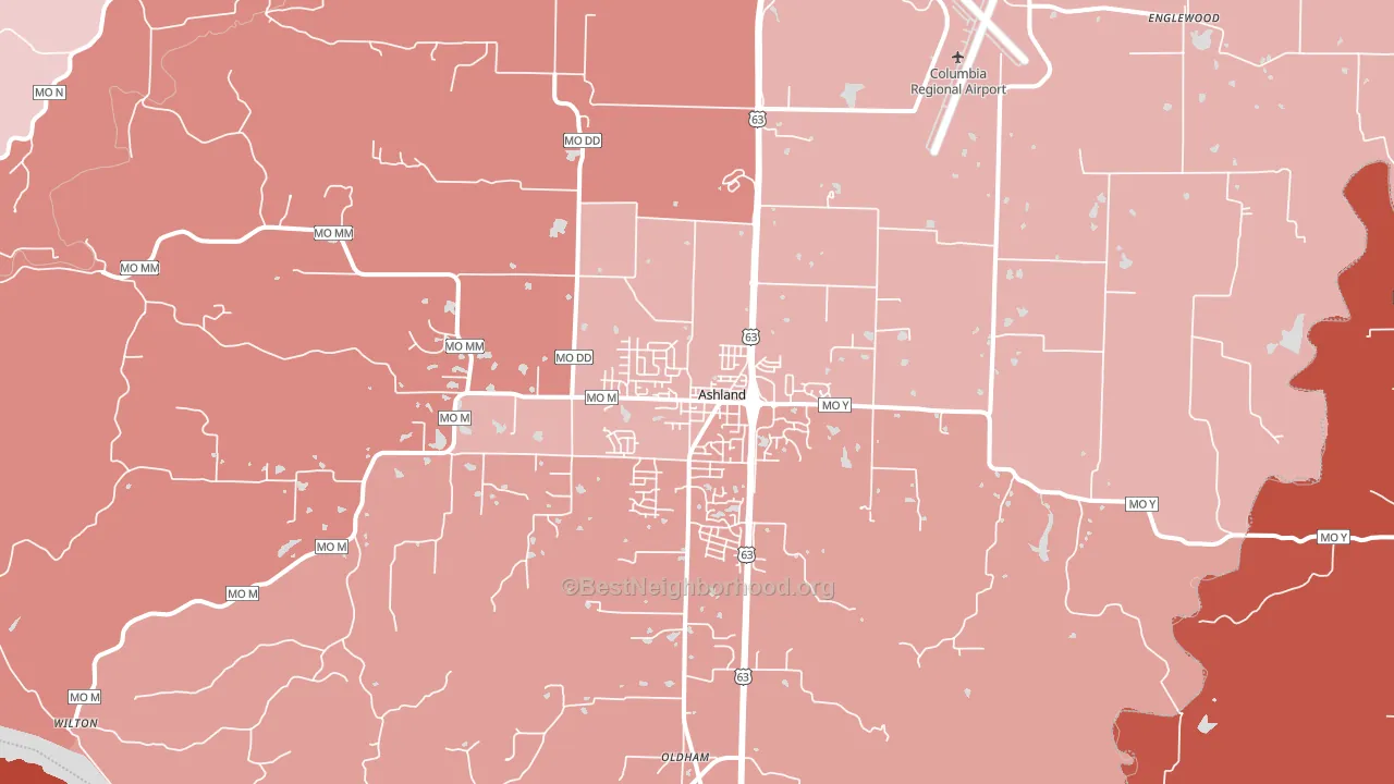 65010, MO block-group political-lean map