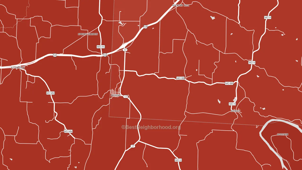 65032, MO block-group political-lean map