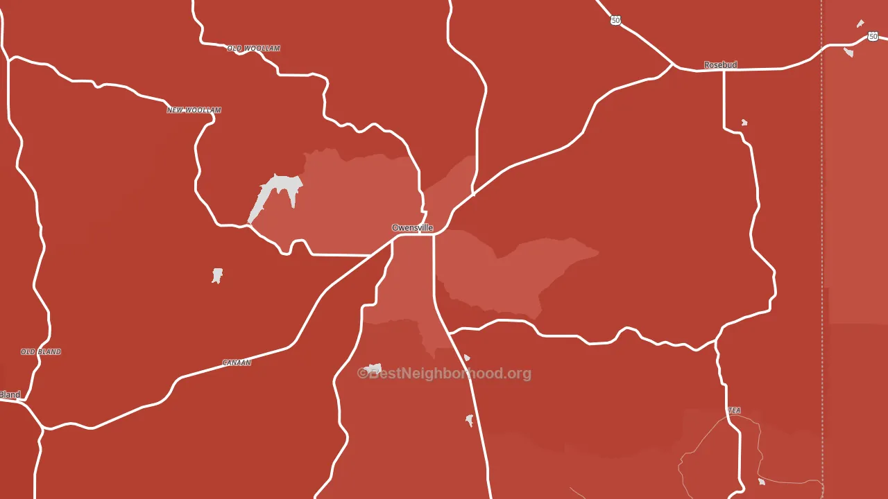 65066, MO block-group political-lean map