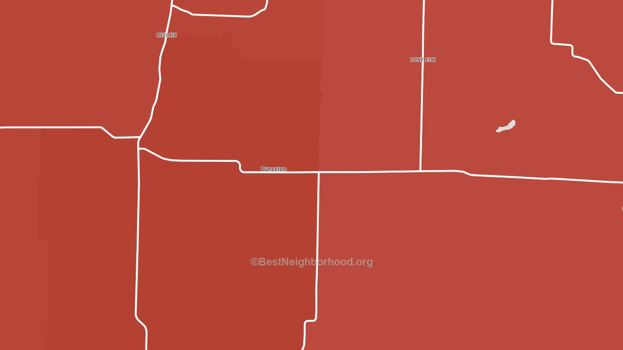 65237, MO block-group political-lean map