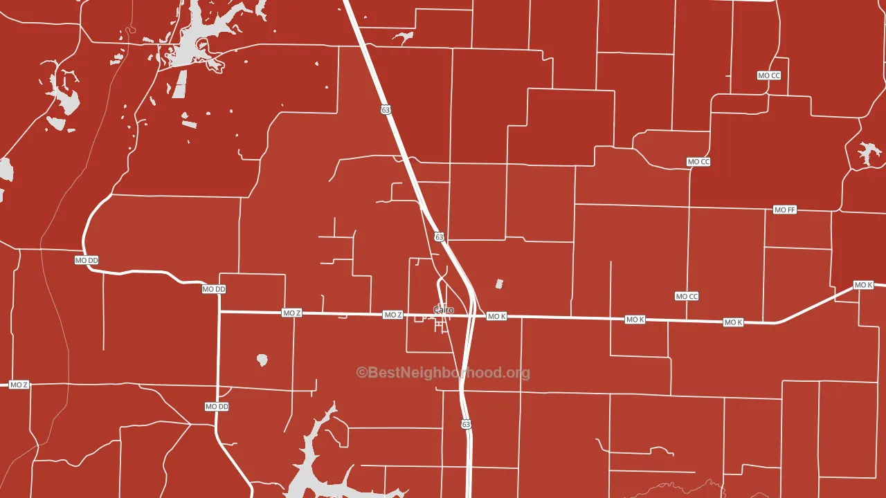 65239, MO block-group political-lean map