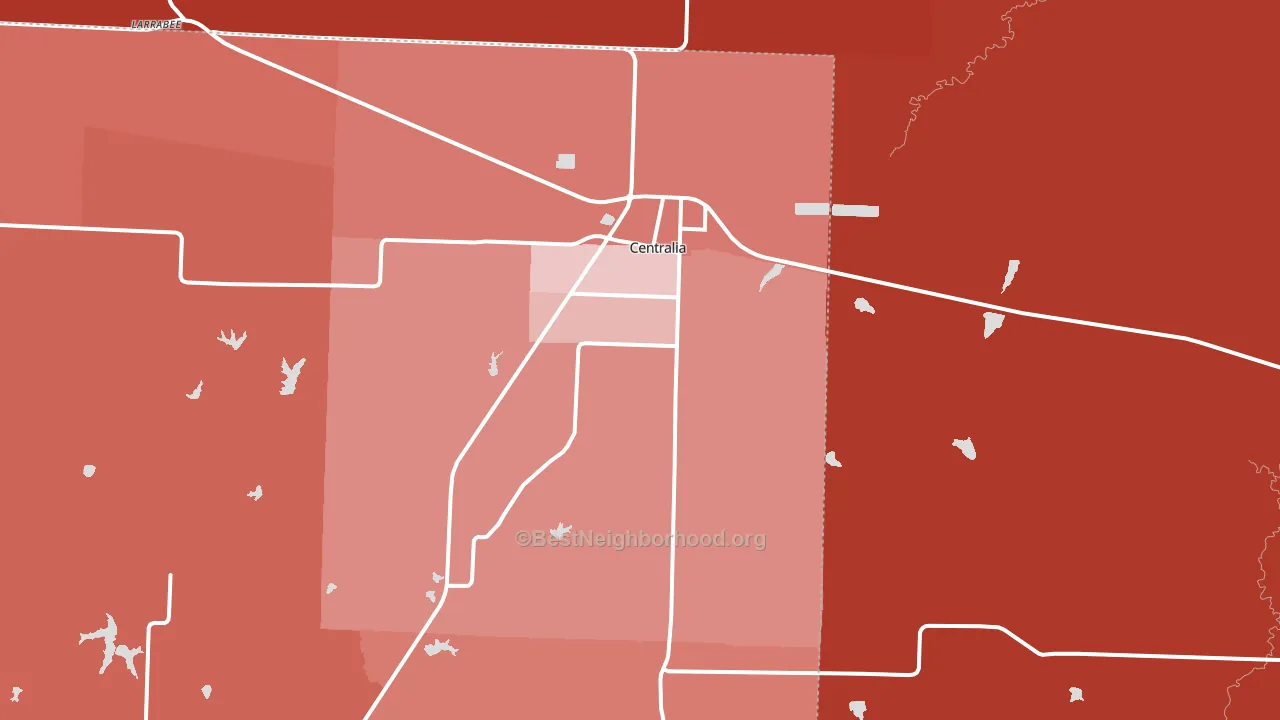 65240, MO block-group political-lean map