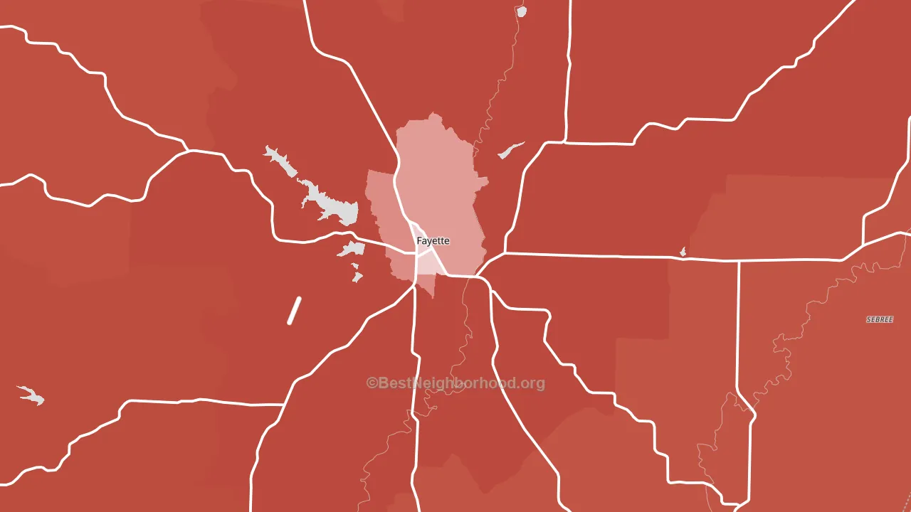 65248, MO block-group political-lean map
