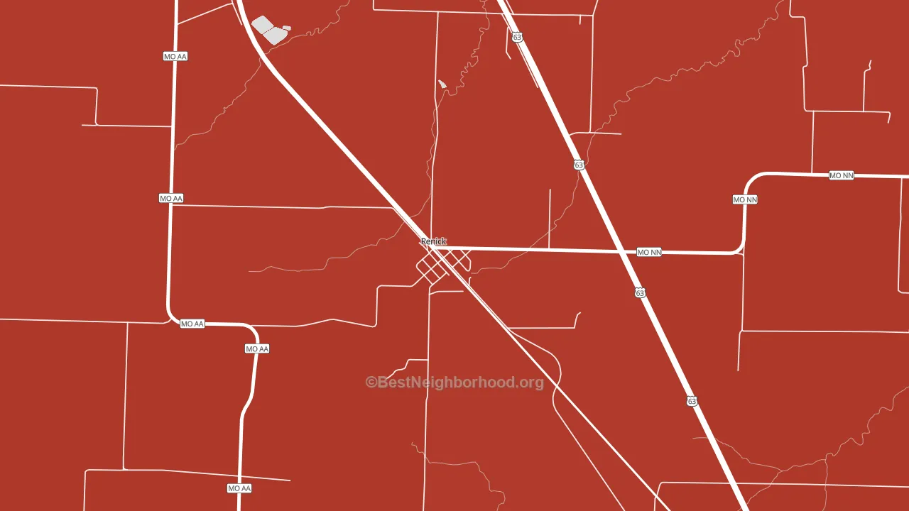 65278, MO block-group political-lean map