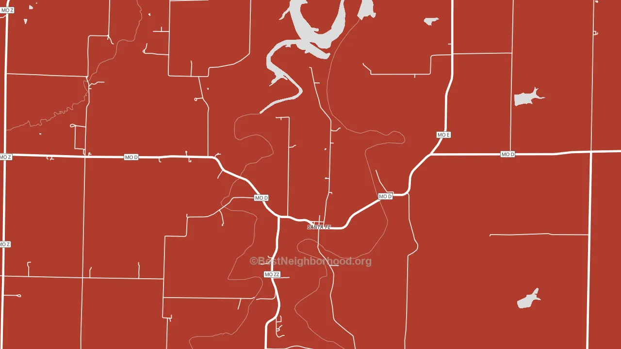 65282, MO block-group political-lean map