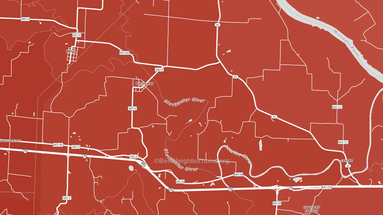 65322, MO block-group political-lean map