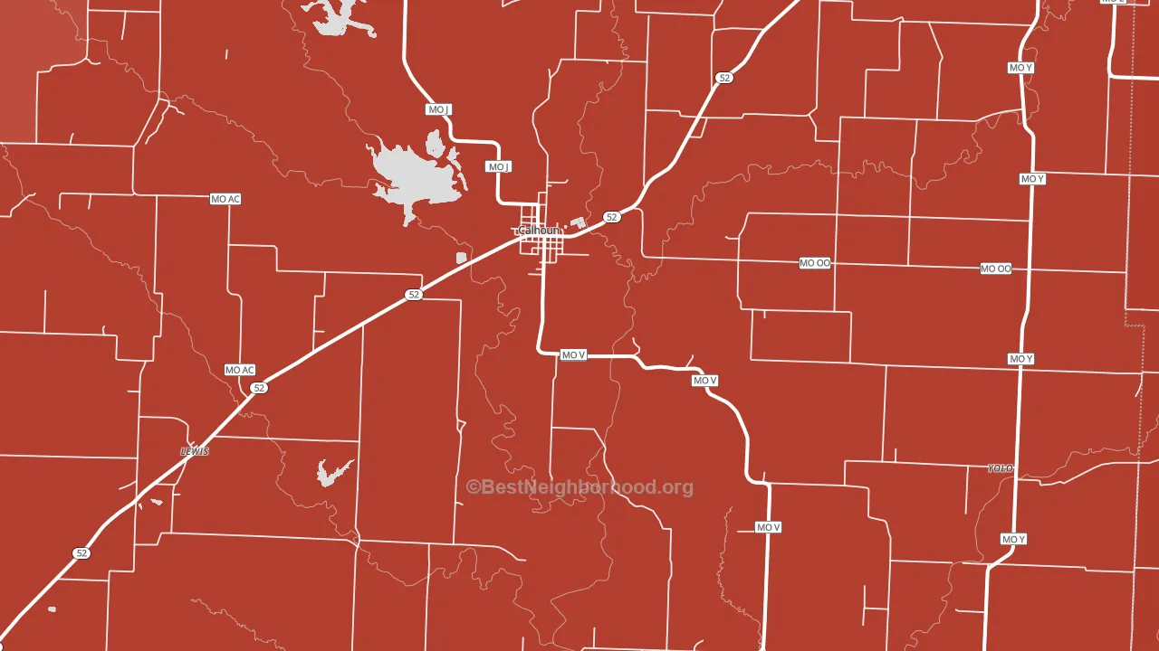 65323, MO block-group political-lean map