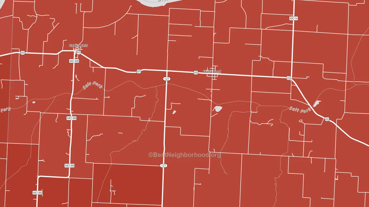 65339, MO block-group political-lean map