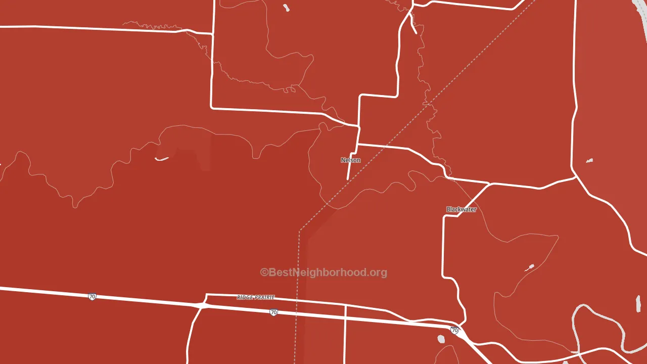 65347, MO block-group political-lean map