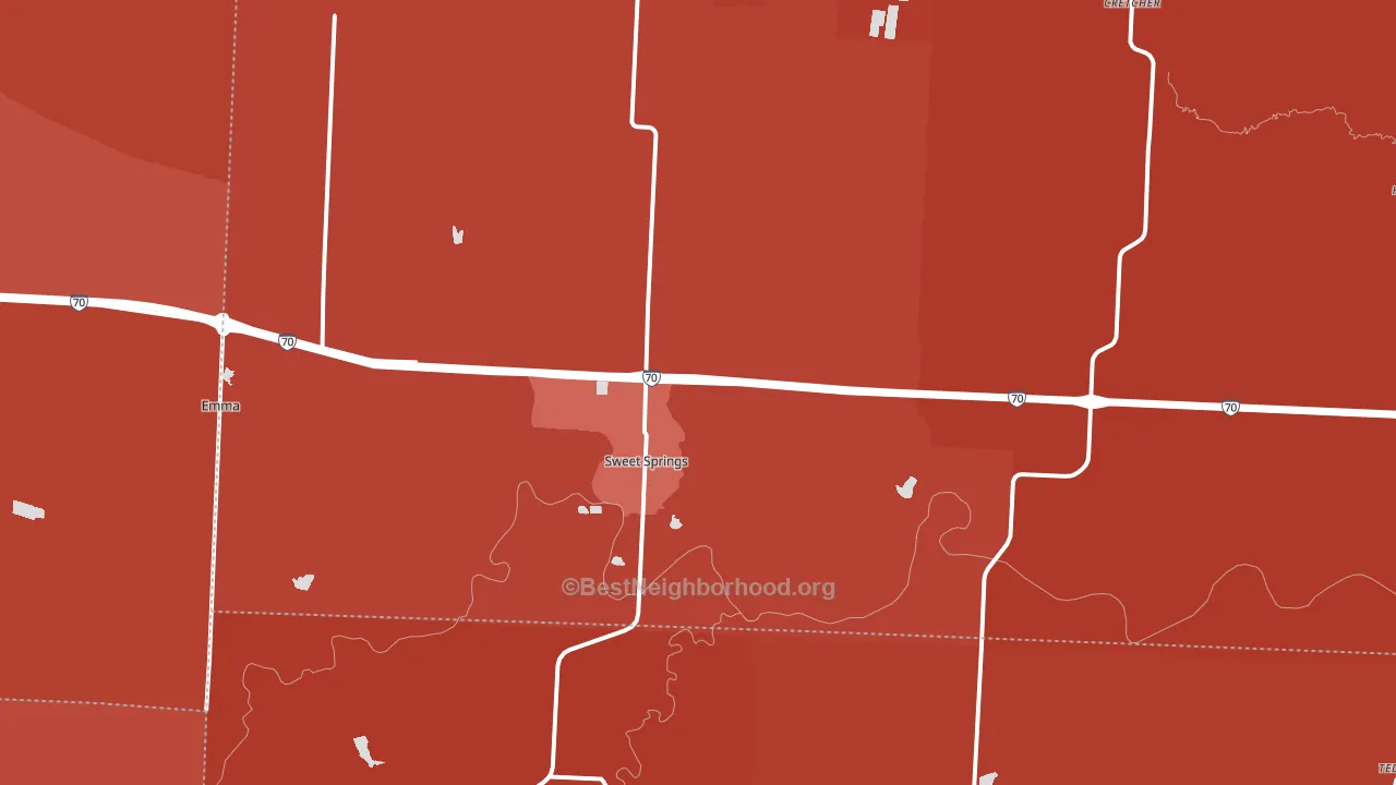 65351, MO block-group political-lean map