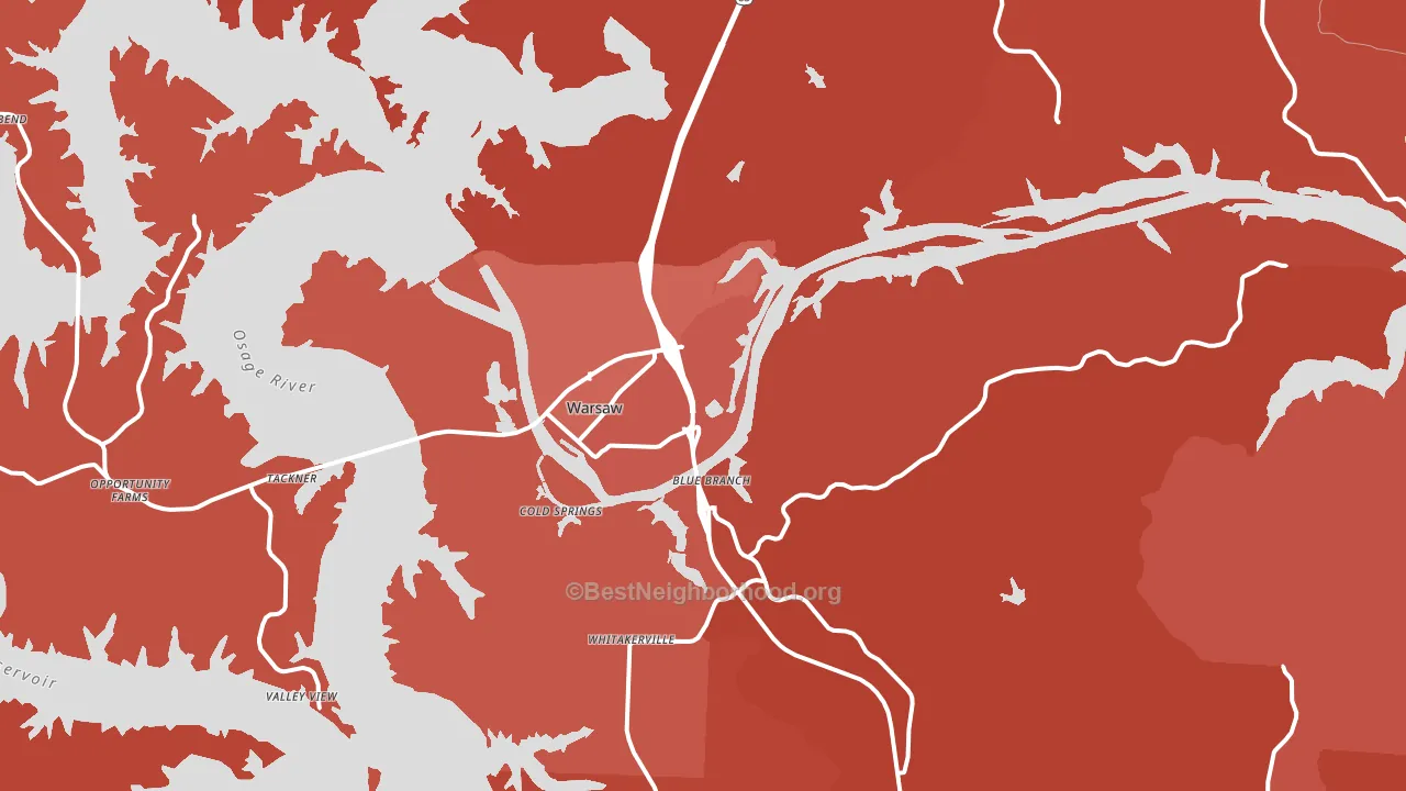 65355, MO block-group political-lean map