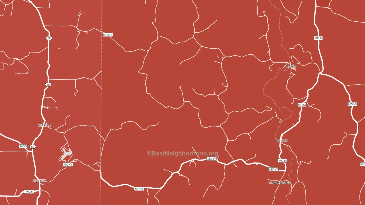 65449, MO block-group political-lean map