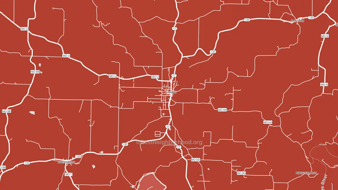 65452, MO block-group political-lean map