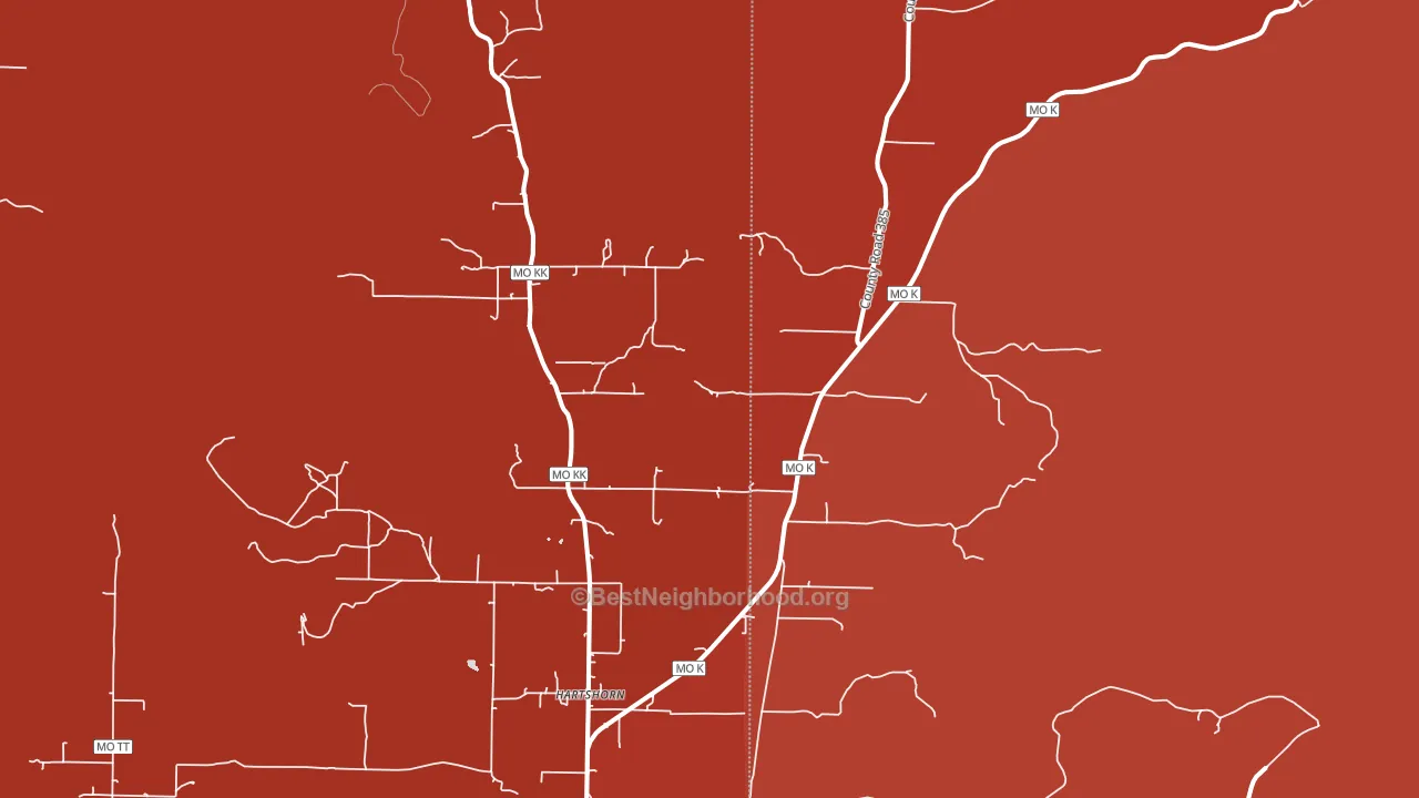 65479, MO block-group political-lean map