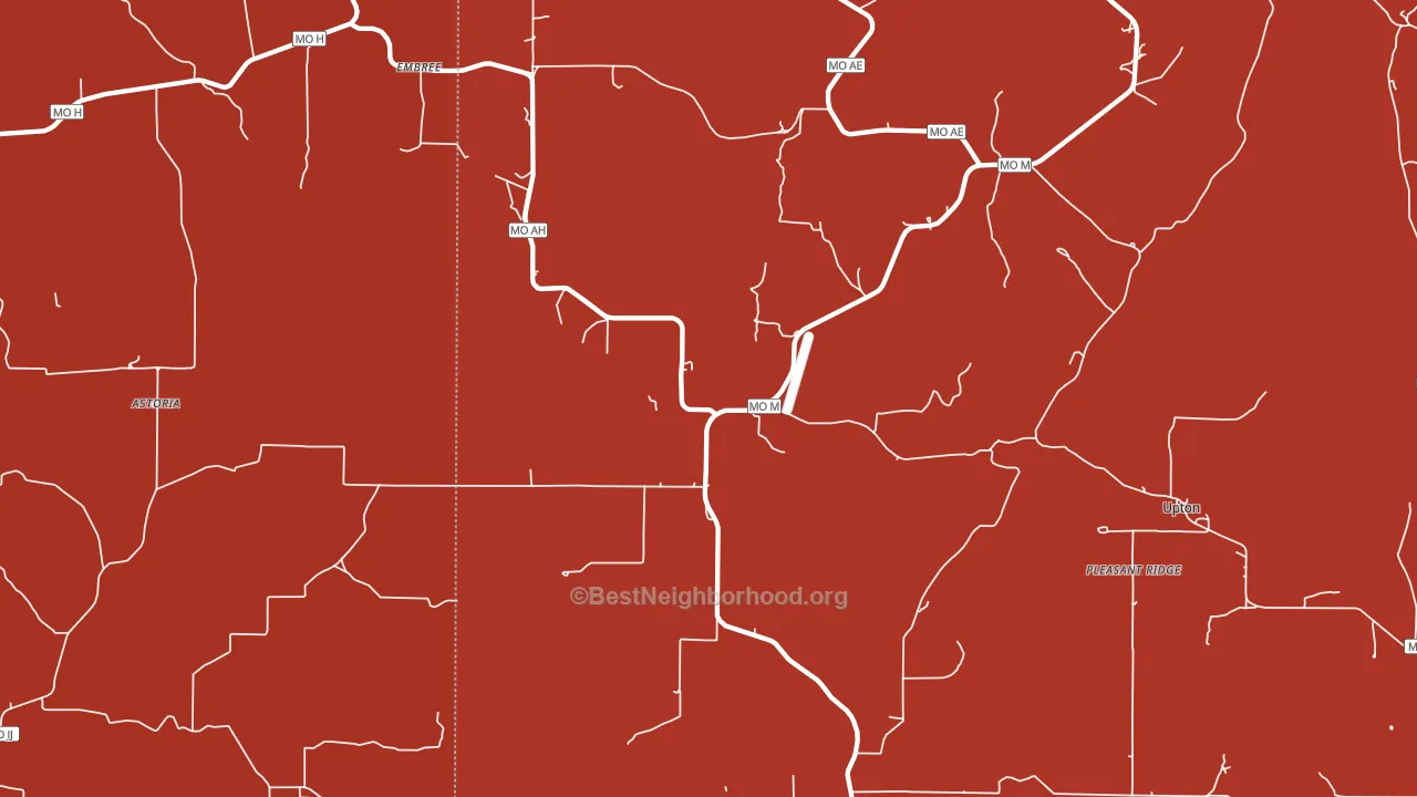 65484, MO block-group political-lean map