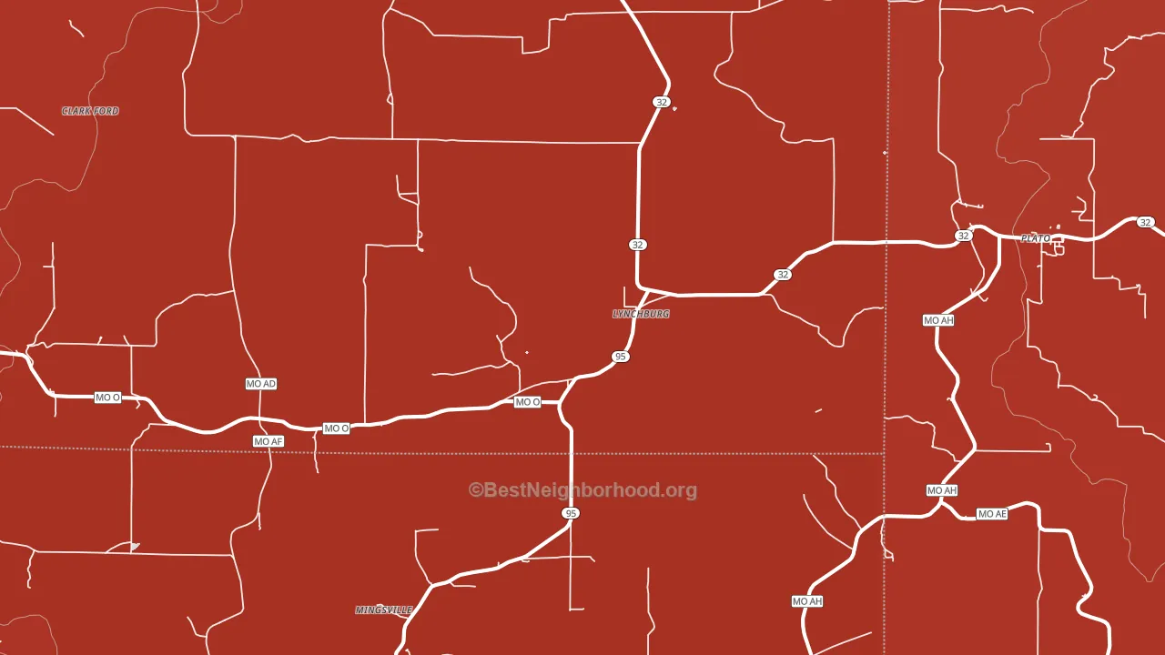 65543, MO block-group political-lean map