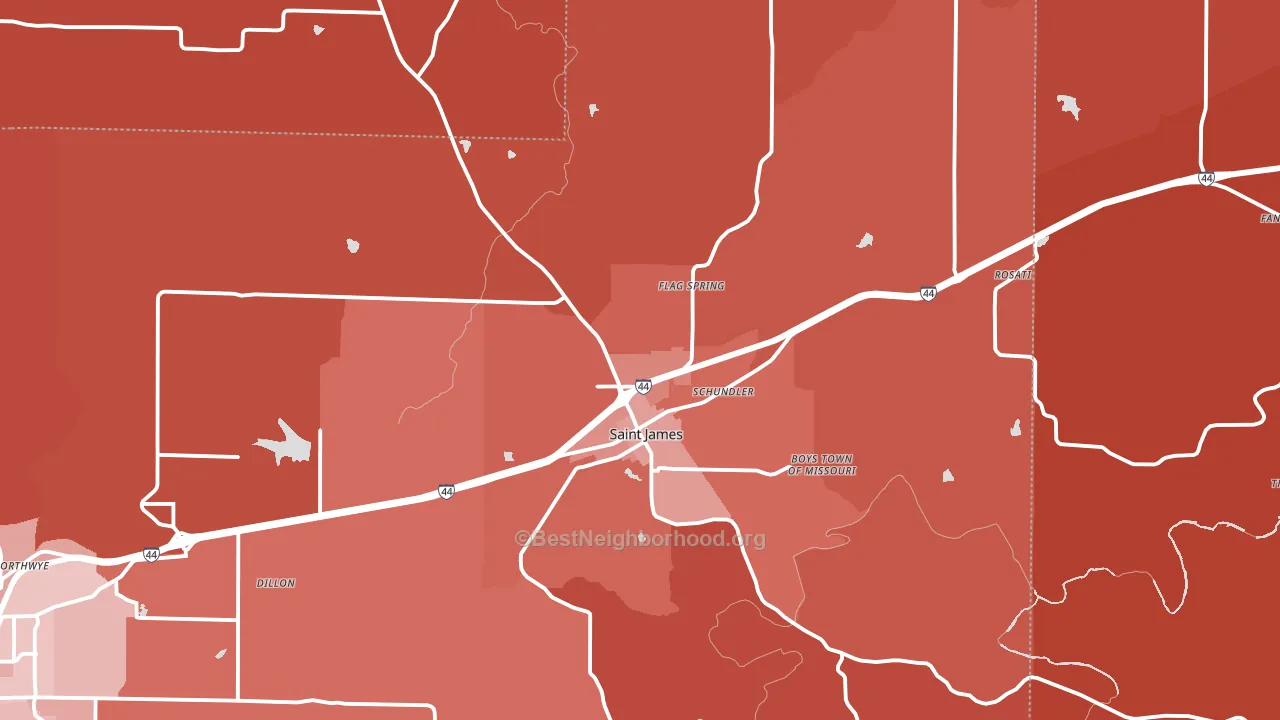65559, MO block-group political-lean map