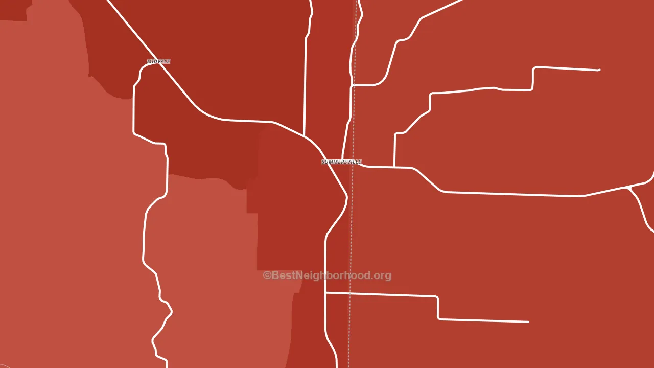65571, MO block-group political-lean map