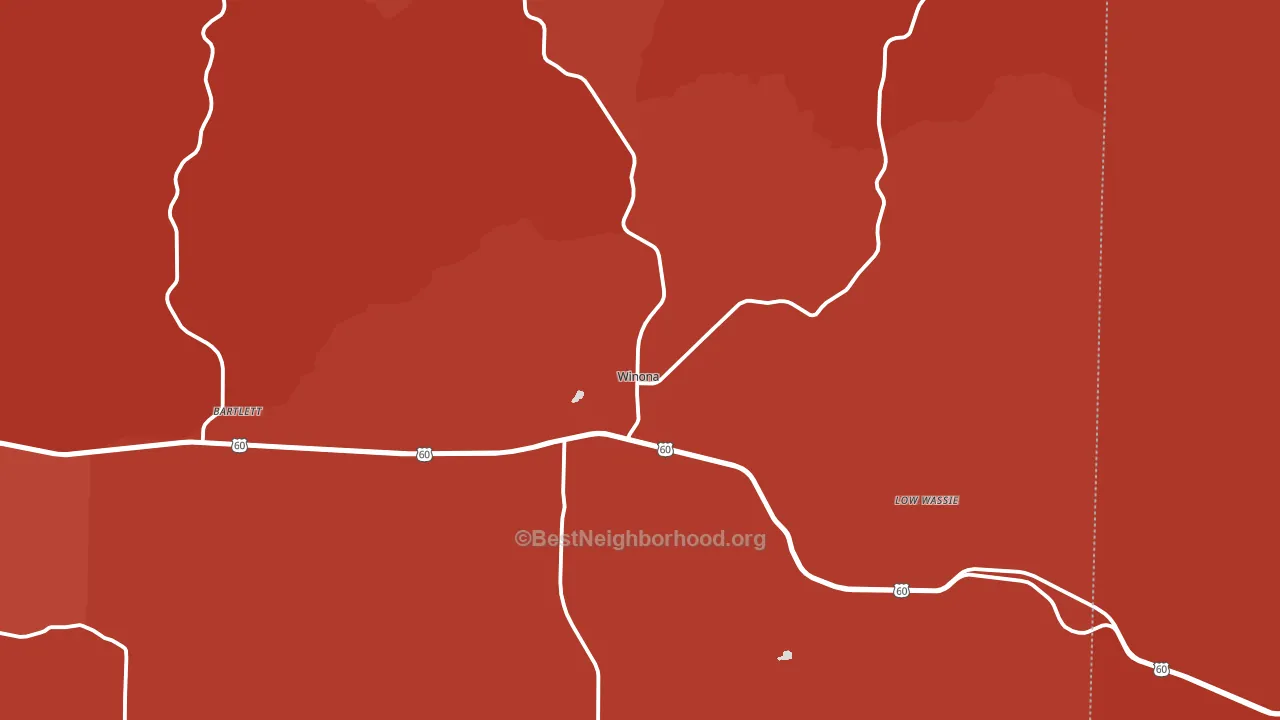 65588, MO block-group political-lean map