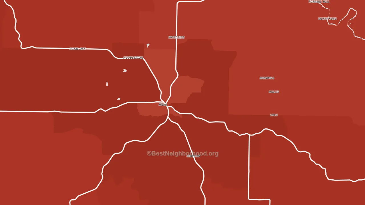 65606, MO block-group political-lean map