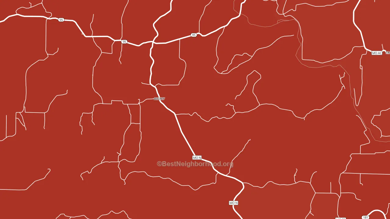 65618, MO block-group political-lean map